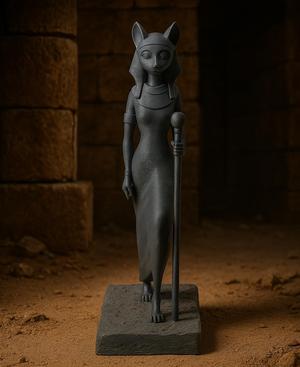Bastet Statue – Egyptian Cat Goddess Figurine