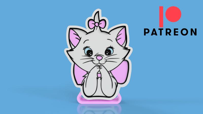 Marie Aristochats lamp v1