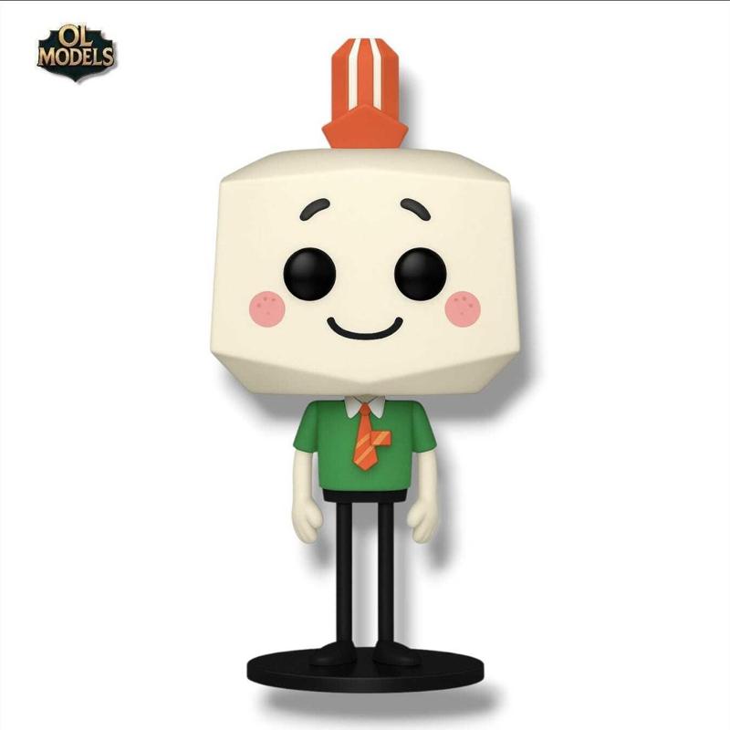 Larry Needlemeyer Chibi Figure The Amazing World of Gumball 3D Model