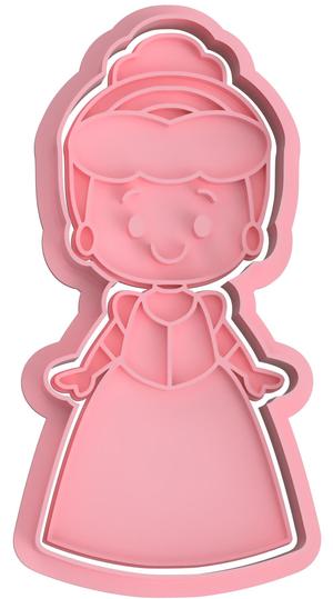 PRINCESS CINDERELLA CUTTER FOR COOKIE AND FONDANT