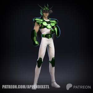 1:10 Scale Dragom Shiryu v1 (Manga ver.) 3D printable File