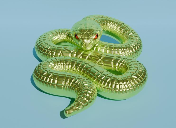 Snake Pendant - Colgante Serpiente