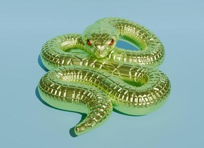 Snake Pendant - Colgante Serpiente