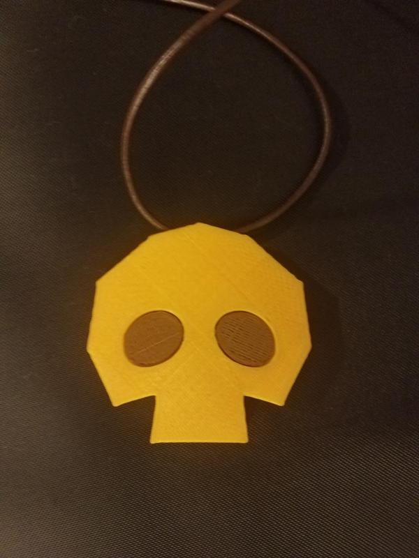 Skulltula Token Necklace: Zelda Ocarina of Time.