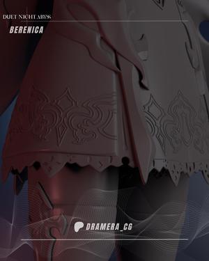 Berenica - Duet Night Abyss Game Figurine for 3D Printing