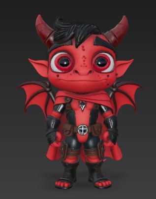 chibi demon warrior 5