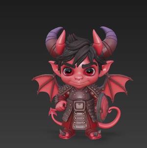 chibi demon gerrero 15
