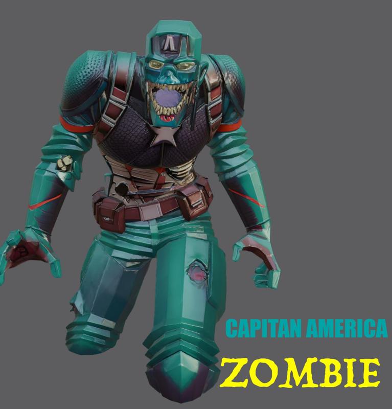 CAPTAIN AMERICA ZOMBIE