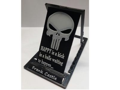 Phone Stand Holder Punisher with Quote