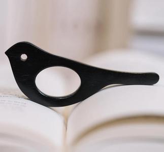 Bird book one hand page holder separator