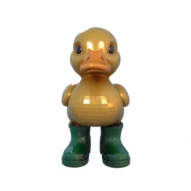 Rubber Duck in Rain Boots - Cute 3D Printable Figurine