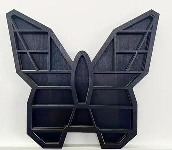 butterfly crystal shelf