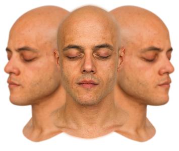 Rami Malek likeness sculpt 3D model