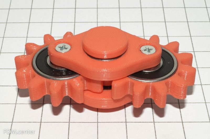 New hand spinner two gears