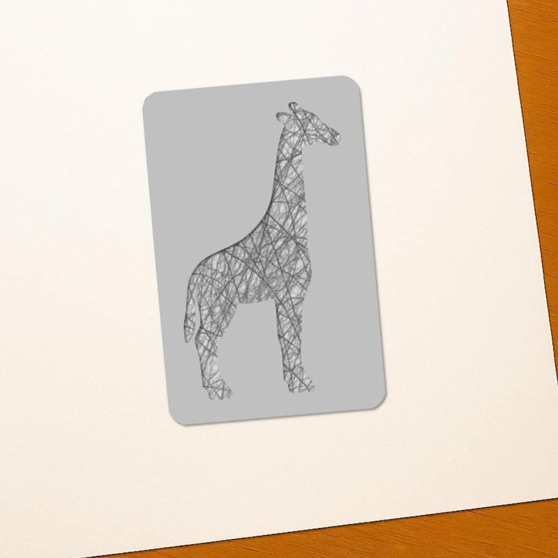 Giraffe Drawing Stencils – 3D Printable Tools for Artists