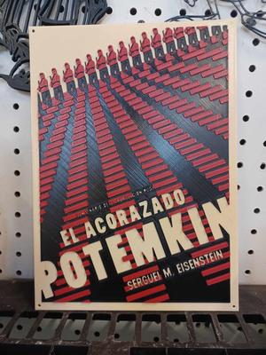 Battle Potemkin (1925) Poster - Odessa Steps Sequence