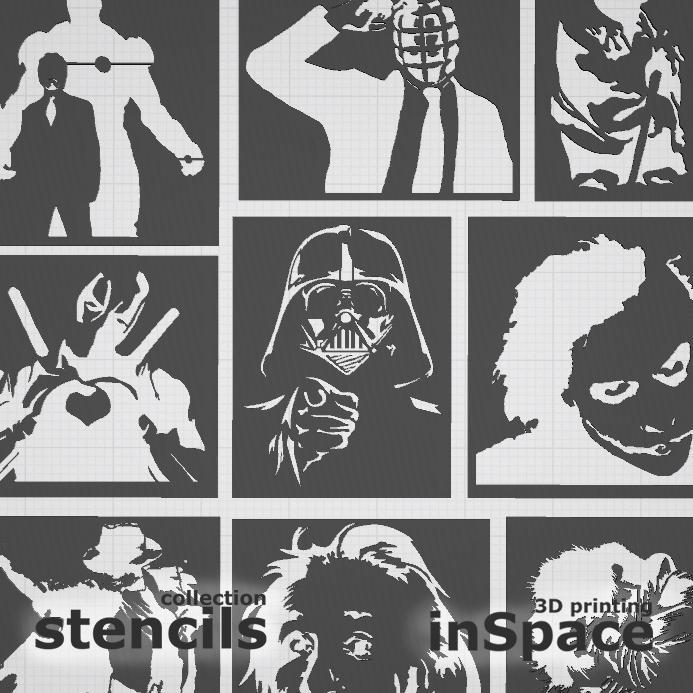 🖌️ Stencils #1 - Mega Pack (x21)  - Commercial Use