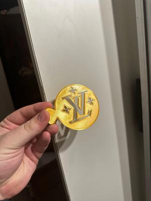 LV Coffee Stencils Model Coffee Art Powder Drawing