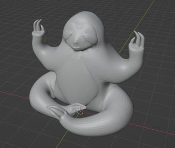 Meditating Sloth aka Preguiça Deboas