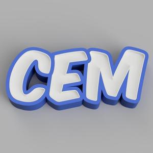 NAMELED CEM - LED LAMP WITH NAME