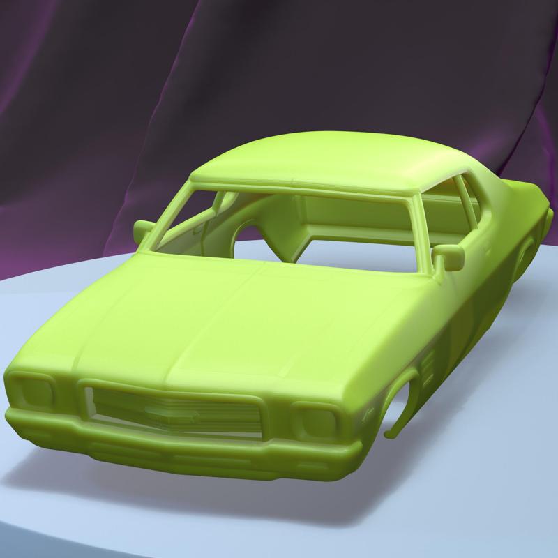 HOLDEN MONARO MK2 COUPE 1971 (1/24) Printable Car Body