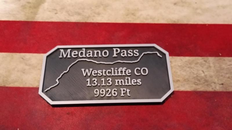 Maverick's Trail badge Medano Pass Westcliffe Colorado