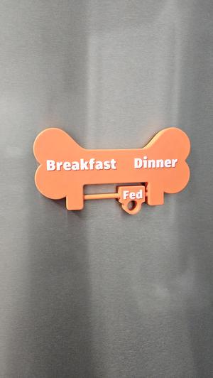 Pet Feeding Tracker - Dog Bone Shaped