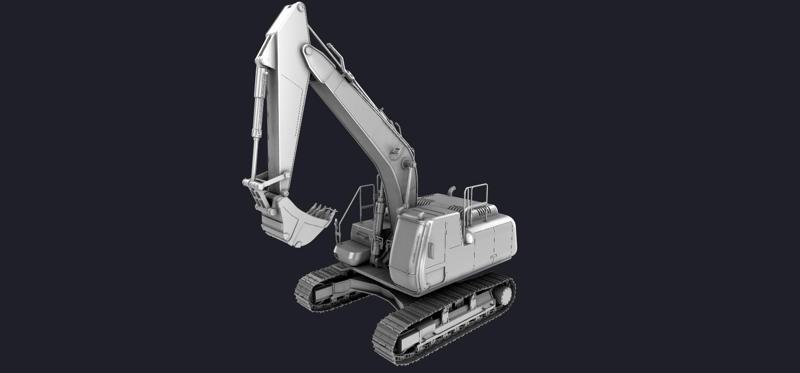 excavator 3D MODEL