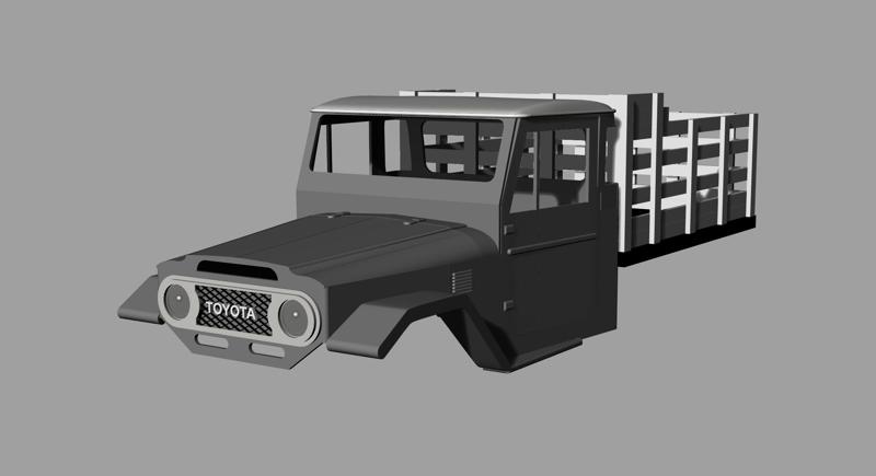 Toyota FJ 40 scale 1:10