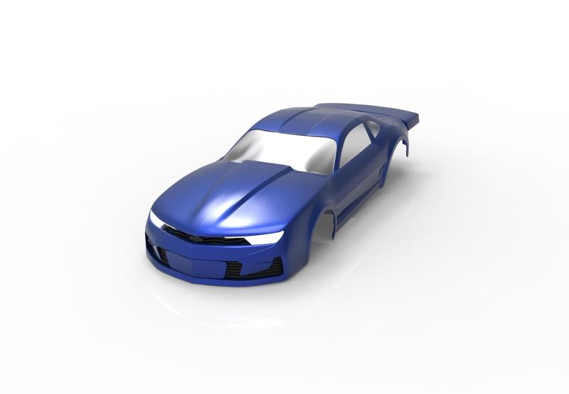 2020-2021 Chevy camaro zl1 drag race car rc body shell
