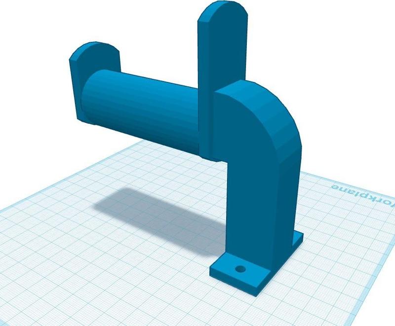 New Filament Spool Holder (Revision 3)