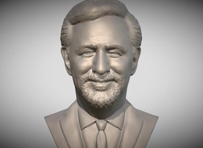 Steven Spielberg bust for 3D printing