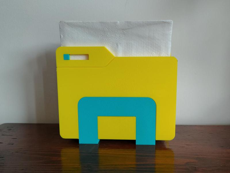 Napkin holder inspired by Windows