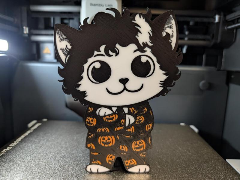 David S Pumpkins Cat - User Requested