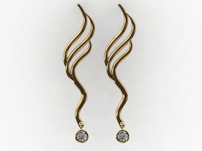 Echo Earrings– 3D Printable Design