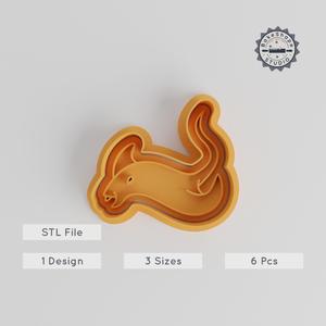 Stingray Shape Cutter & Stamp, Cookie & Fondant Decorating Tool, Set of 6, Includes S/M/L Sizes, Aquatic Animal Sea Life Theme PRODUCT_5581