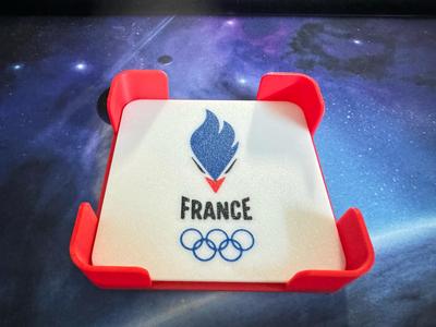 Square coaster holder