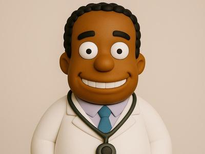 Dr. Hibbert - The Simpsons - Adorable Model