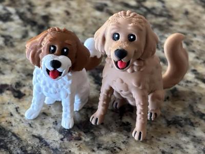 Golden Doodle and Berne Doodle Miniature/Figure