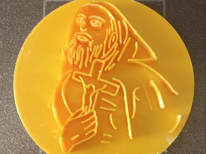 St. Francis, stamp for bread, sweets, biscuits