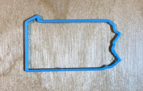 Pennsylvania state outline