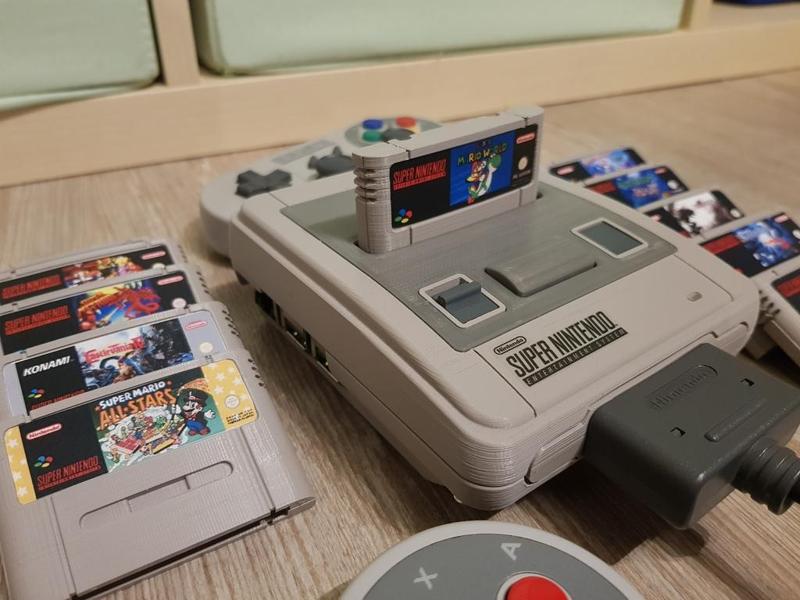 Super Nintendo (SNES) PAL Raspberry Pi 3 Case