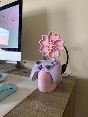 Cherry Blossom Sakura Headphone Controller Stand