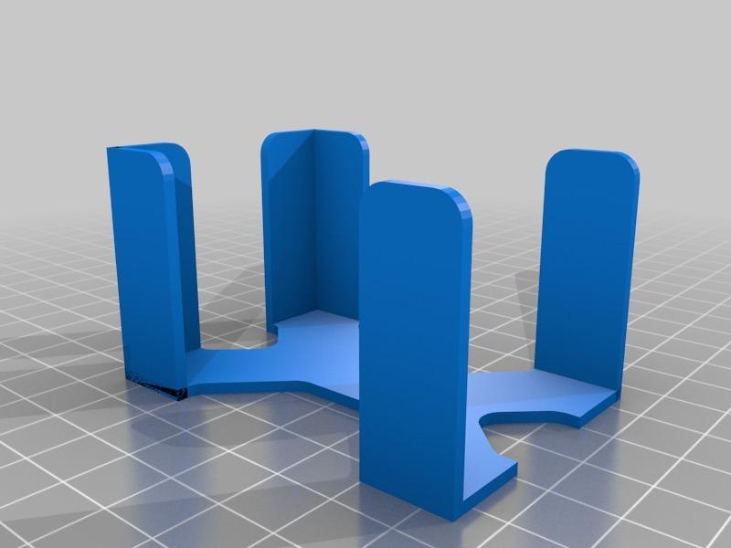 Mini game card deck holder, with internal area of 44mm x 65mm x 38mm