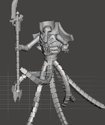 Necron animated blender.
