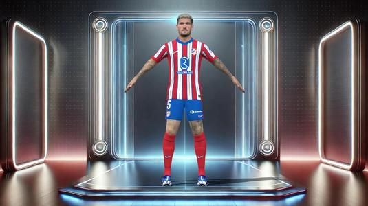 3D Rigged De Paul Atletico Madrid 2025