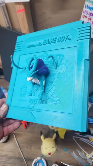 suicune pokemon crystal gameboy cartridge