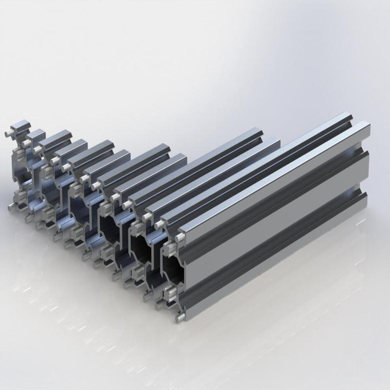 Profilati estrusi in alluminio 20mm x 40mm V-SLOT modulari