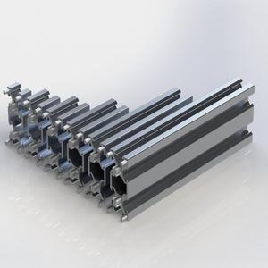 Profilati estrusi in alluminio 20mm x 40mm V-SLOT modulari