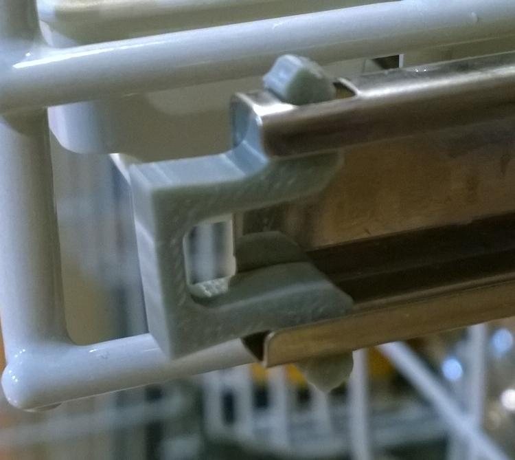 Miele G2143SC Dishwasher Top Rack Wheel Stop Clip 2154400 Replacement 